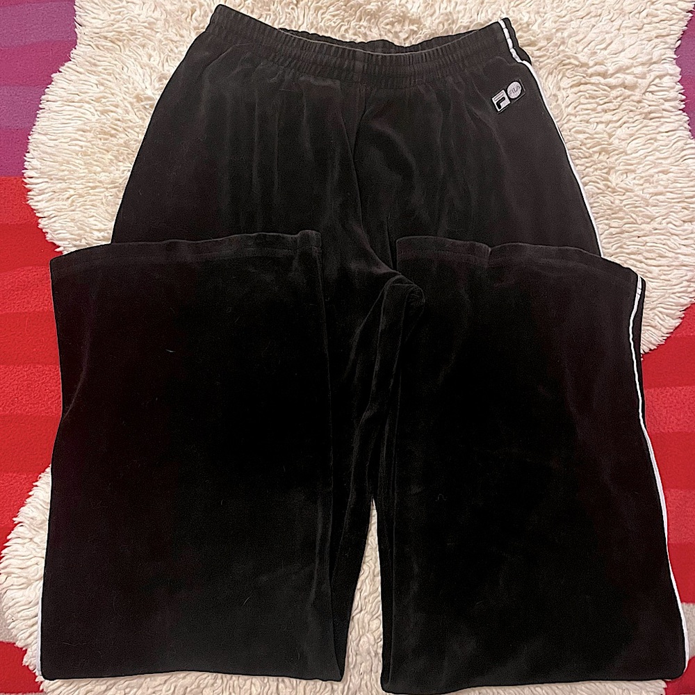 FILA Velour Track Pants